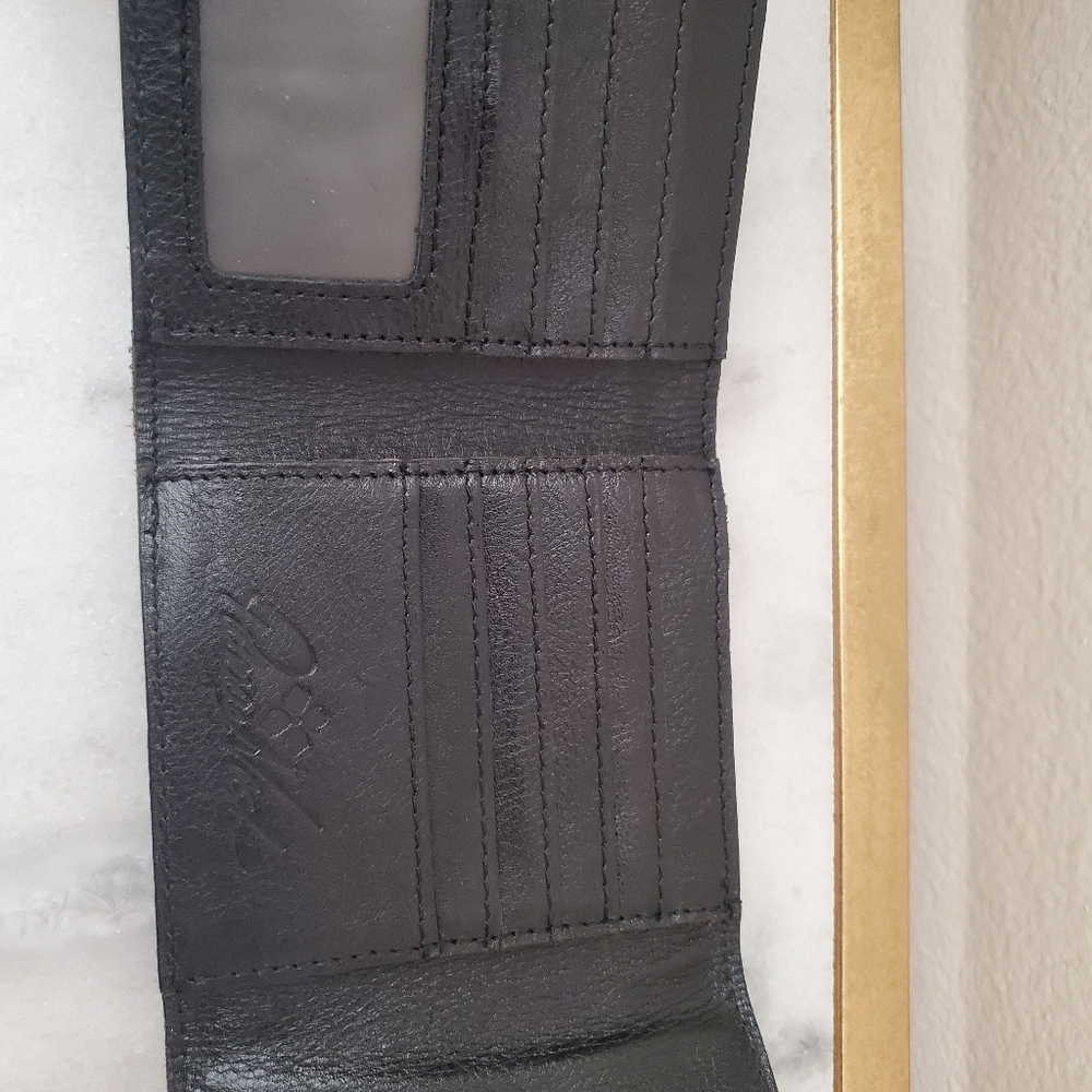 Patricia Nash Blue Floral Leather Wallet - Picture 15 of 16